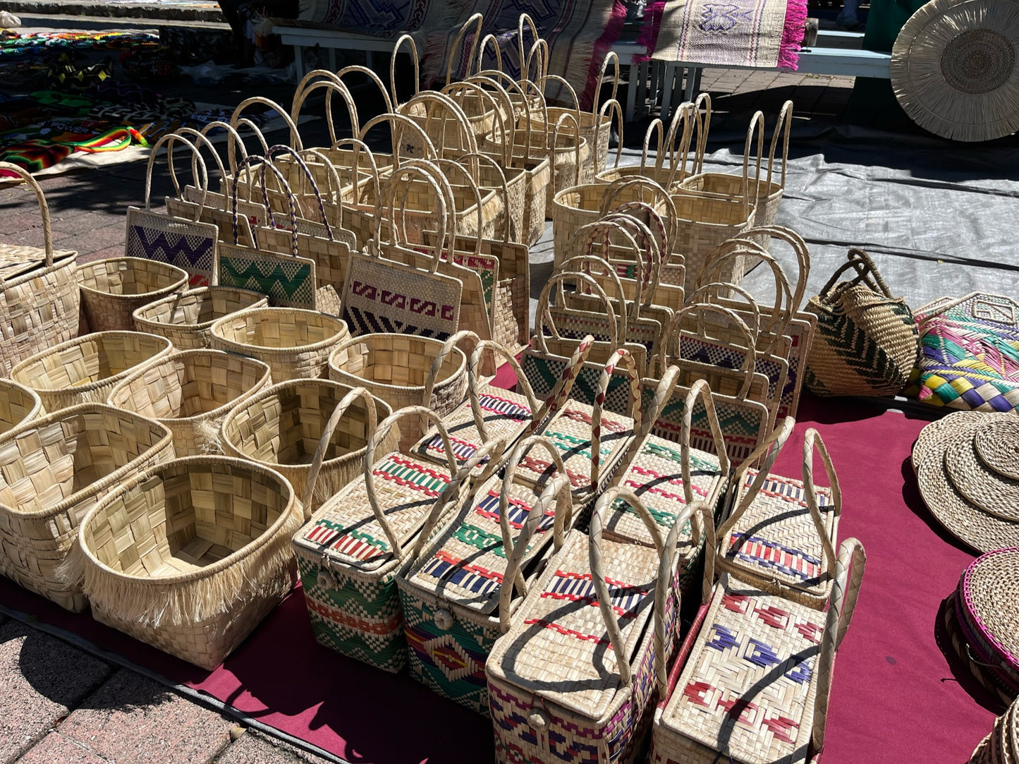 Ela Beach Craft Market bags, baskets and other woven things