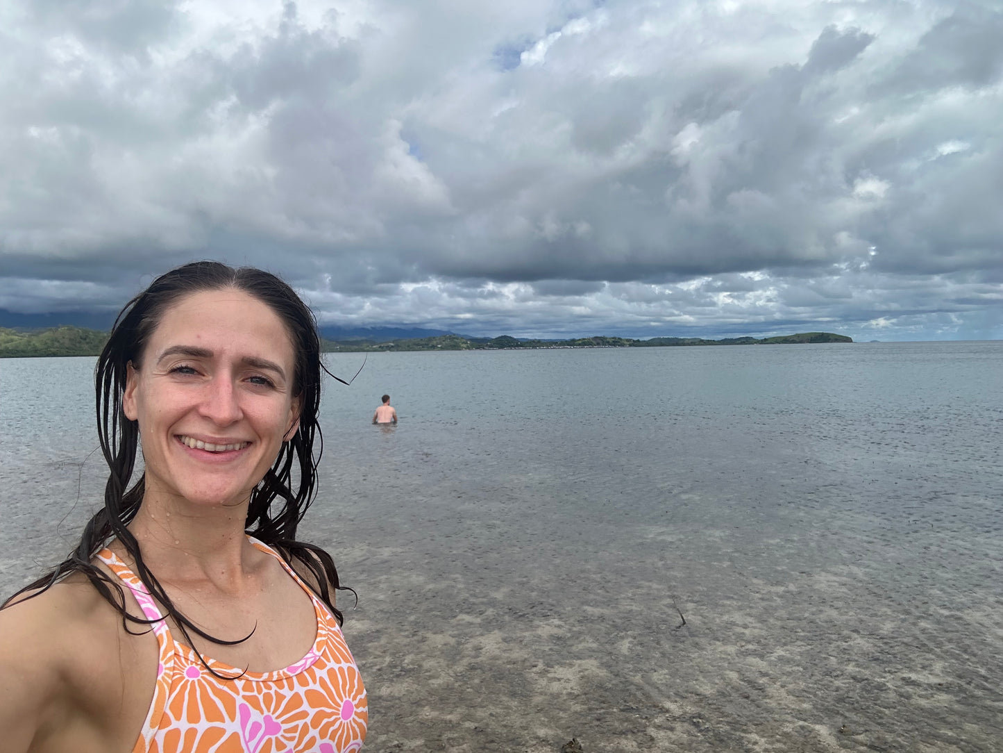Loloata Resort selfie overlooking the snorkelling grounds