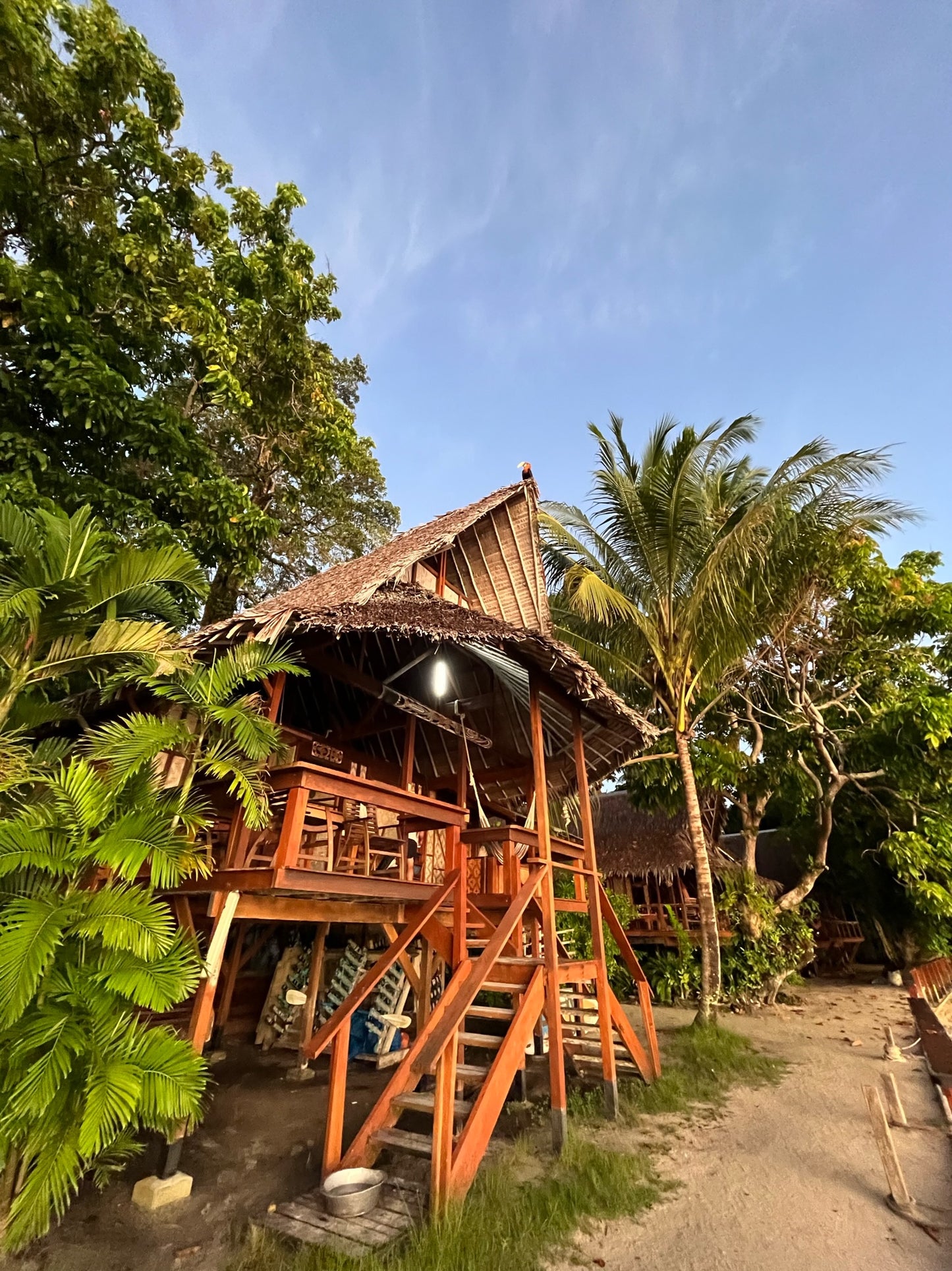 Nusa Island view of room from outside