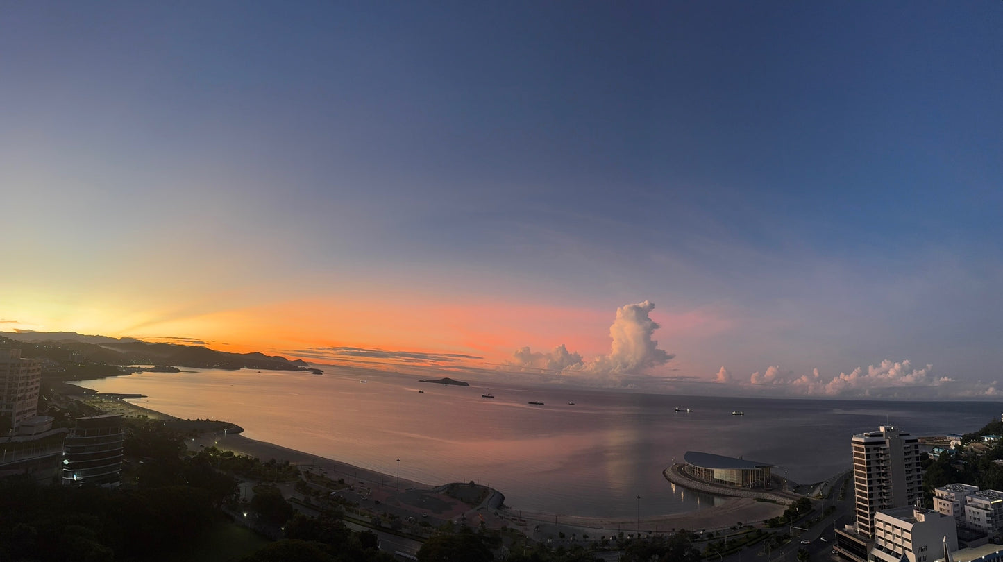 Port Moresby Harbor Sunrise Walk