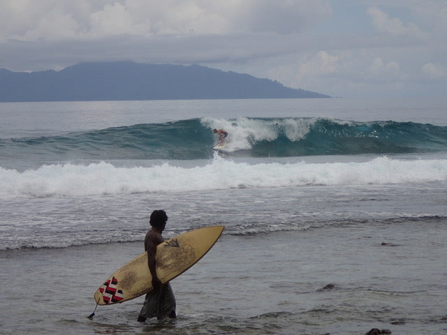 Surfing North East Papua New Guinea